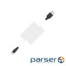Кабель HOCO X21 USB to Type-C 2A, 1m, silicone, TPE connectors, Black+White (6957531071402)