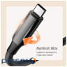 Кабель Type-C - Type-C, 2 м, Black, ColorWay, 240 Вт , 5A, PVC / Aluminum Alloy (CW-CBPDCC070-BK)