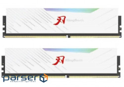 Memory 8Gb x 2 (16Gb Kit) DDR4, 3600 MHz, KingBank SharpBlade RGB, White, 18-22-22-4 (KBSB3600W8X2)