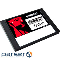 SSD диск KINGSTON DC600M 7.68TB 2.5" SATA (SEDC600M/7680G) (SEDC600ME/7680G)