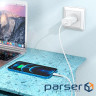 Зарядний пристрій HOCO N22 Jetta USB-C PD25W + cable USB-C to Lightning White (6931474760074)