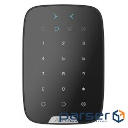 Клавіатура до охоронної системи Ajax KeyPad Plus чорна (000023069)