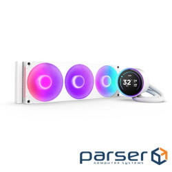 Водяне охолодження для ПК NZXT, Kraken Elite RGB 360mm AIO liquid cooler w/Display, RG (RL-KR36E-W2)