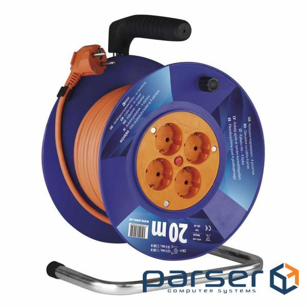 Extension cord EMOS coil for 4 roses, 20 m (P09220)