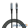 Дата кабель USB-C to USB-C 1.2m with display 240W black Verbatim (31849)