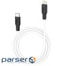 Кабель HOCO X21 Plus Type-C to iP 3A, 20W, 1m, black and white (6931474742162)