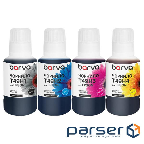 Чорнило Barva Epson T49Hx 4х140 мл, special, pigmented BK+C/M/Y OneKey (ET49H-140-MP)