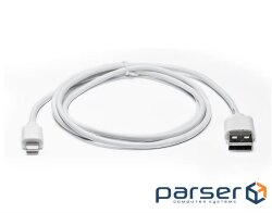 Date cable USB 2.0 AM to Lightning 1.0m white REAL-EL (EL123500033)