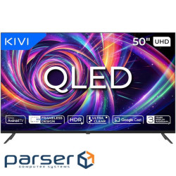 Телевізор 50", QLED, UHD, ATV KIVI 50U7000MB