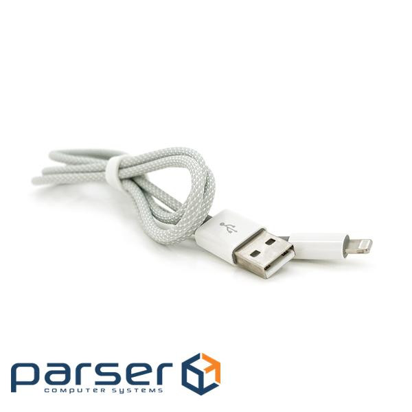 Кабель iKAKU KSC-723 GAOFEI smart charging cable for iphone, Gray, длина 1м , 2.4A, (KSC-723-Gr-L)