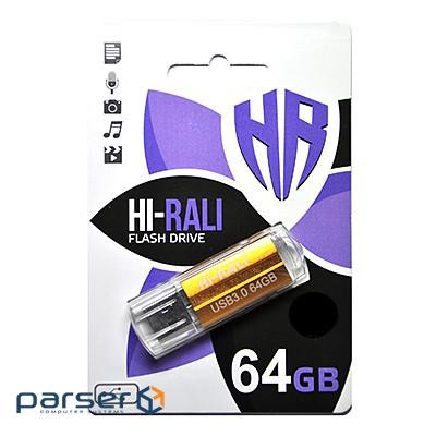 Флешка Hi-Rali 64 GB USB Flash Drive (HI-64GBCORBR)