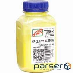 Тонер HP CLJ Pro M452/477, 100г Yellow ULTRA COLOR AHK (1505169)