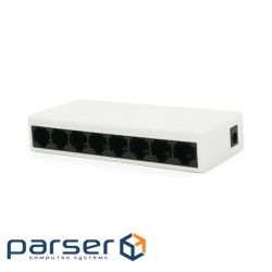 Комутатор Merlion MS1008 8 портів Ethernet 10 / 100 Мбіт / сек. DC 5V. Блок живлення 5V у (YT22654) (YT22654)