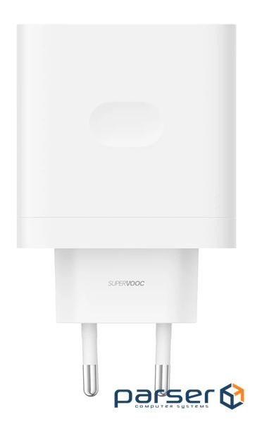 Мережевий адаптер 45W SUPERVOOC WHITE VCB4JBEH OPPO