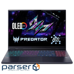 Ноутбук Acer Predator Helios Neo 16S AI PHN16S-I51 16 OLED, Intel U7-356H, 16GB, F1TB (NH.U3TEU.003)