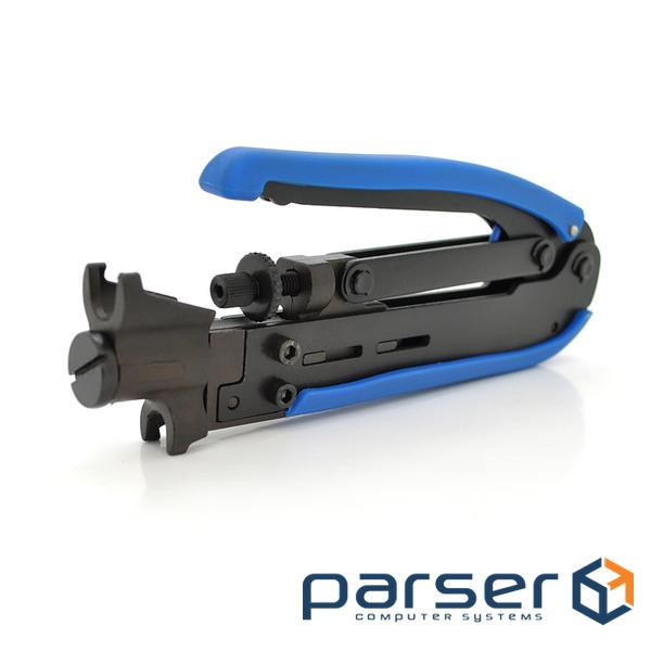 Compression Connector Mounting Tool Types RG-58, RG-59, RG-6, RG-11, F (HT-H548)