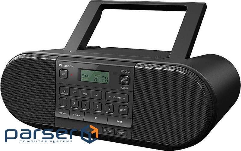 Radio tape recorder PANASONIC RX-D550GS-K Black