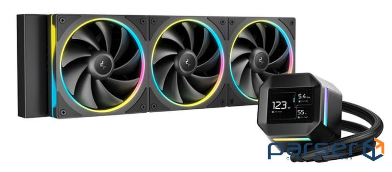 Система водяного охлаждения DeepCool LM360 Black (R-LM360-BKDMMC-1), Intel: 1851/1700/1200/115X, AMD