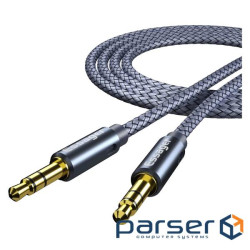 Кабель мультимедійний 3.5mm M to 3.5mm M 5.0m gray Essager (EYP35-DYD0G)