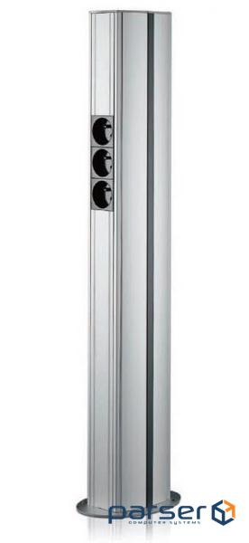 Міні-колона VERTICA одностороння, h=500мм, 80х80мм / алюміній, RAL 9006 OBO Bettermann 6133502 , RAL 9006 OBO Bettermann 6133502