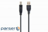 Кабель для принтера USB 2.0 AM/BM 4.5m Cablexpert (CCP-USB2-AMBM-15) (CCP-USB2-AMBM-15 Black)