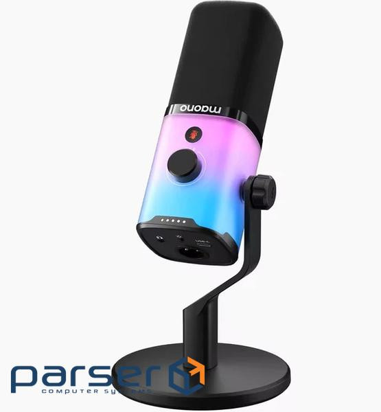 Мікрофон Maono PD100X RGB, Black, Type-C / XLR, динамічний (PD100XRGB_BK)