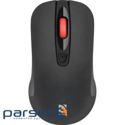 Мишка Defender Nexus MS-195 бездротова, 4 кн. до 1600 dpi, безшумна, чорна (52195)