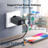 Кабель UGREEN US304 Type-C to Lightning PD36W MFi 1м Black (US304 Black 1M)