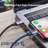 Кабель UGREEN US304 Type-C to Lightning PD36W MFi 1м Black (US304 Black 1M)