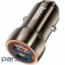 Car charger HOCO Z46A Blue whale 1xUSB-A, 1xUSB-C, PD20W, QC3. (6931474770332)