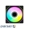 Вентилятор AeroCool Phantom M-3 Reverse 12 PWM ARGB Black (ACF3-MR11227.11), 120х120х25 мм, PWM 4pin