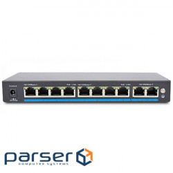 Network switch Cisco SG350X-48-K9-EU Тип - управляемый 3-го уровня, форм-фактор - в стойку, количество портов - 54, порты - SFP+, Gigabit Ethernet, комбинированный, возможность удаленного управления - управляемый, коммутационная способность - 176 Гбит/ с, размер таблицы МАС-адресов - 64000 Кб, корпус - Металический, 48x10/ 100/ 1000TX, 2хSFP+ Atis PoE-1010-8P/250m