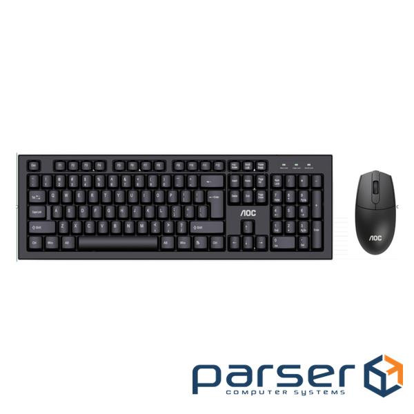 Комплект AOC KM210B Wireless UA Black (KM210B/97)