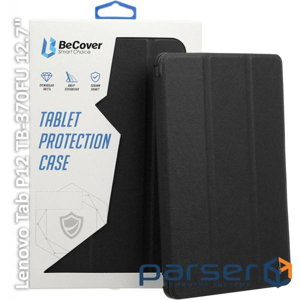 Case for tablet BeCover Smart Case Lenovo Tab P12 TB-370FU 12.7" Black (709878)