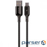 Кабель Proove Dense Metal USB to Type-C 2.4A (2m) black (CCDM20001221)