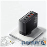 Зарядний пристрій 2xUSB-C + 2xUSB 100W Essager (ECT2CA-QYB01-Z)