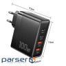 Зарядний пристрій 2xUSB-C + 2xUSB 100W Essager (ECT2CA-QYB01-Z)