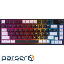 Клавіатура бездротова GAMEPRO Asgard Valhalla Pro MK160B-D-Pro Rainy Switch Black
