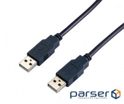 USB 2.0 AM/AM cable 1m Black (B00598)