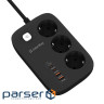 Фільтр живлення ColorWay CW-CHE34PDB 3 троянд /4USB GaN3 Pro