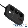 Фільтр живлення ColorWay CW-CHE34PDB 3 троянд /4USB GaN3 Pro