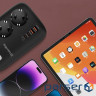 Фільтр живлення ColorWay CW-CHE34PDB 3 троянд /4USB GaN3 Pro