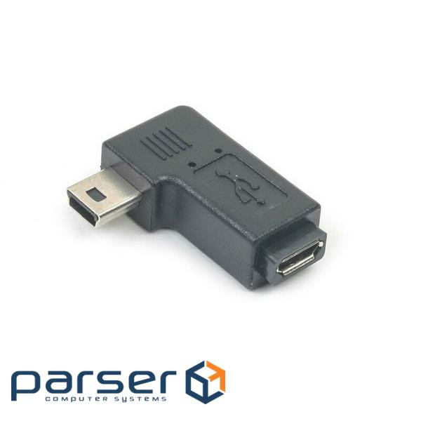 Перехідник обладнання Lucom USB2.0 mini 5p-microB M/F, адаптер Nickel (62.09.8230-1)