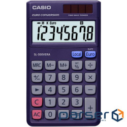 Калькулятор Casio SL-300VERA-WA-EP, темно-синій (CALC-CAS-SL-300VERA)