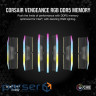 Модуль пам'яті CORSAIR Vengeance RGB Black DDR5 5200MHz 32GB Kit 2x16GB (CMH32GX5M2B5200C40)