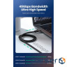 Кабель мультимедійний HDMI M to HDMI M 5.0m braided HD140 black Ugreen (80405)