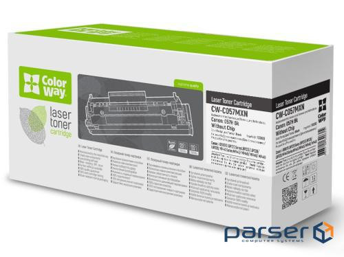ColorWay cartridge for CANON 057H Black, without chip (CW-C057MXN)