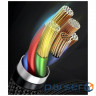 Дата кабель USB-C to Lightning 1.0m 18W 2.1A Cafule Black-Grey Baseus (CATLKLF-G1) (CATLKLF-G1 1м )