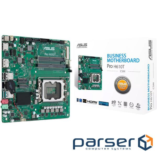 Материнська плата ASUS Pro H610T-CSM