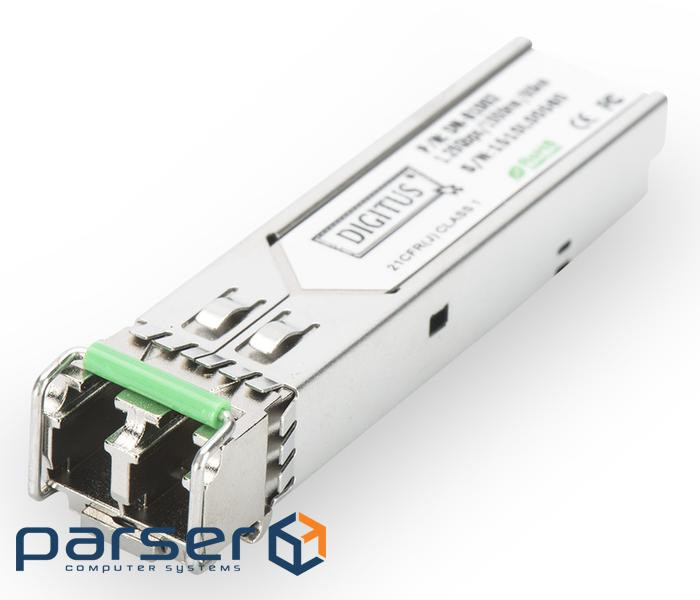 Модуль DIGITUS 1.25 Gbps SFP, 80km, SM, LC Duplex, 1000Base-ZX, 1550nm (DN-81002)